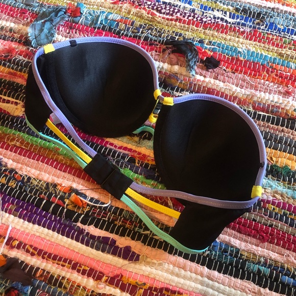 PINK RETRO ✨ Victoria Secret Bikini Top 34C - Picture 3 of 5